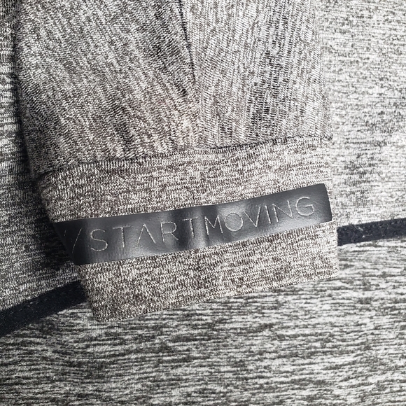 BERSHKA Start Moving Gray Athletic Hoodie - Picture 7 of 8